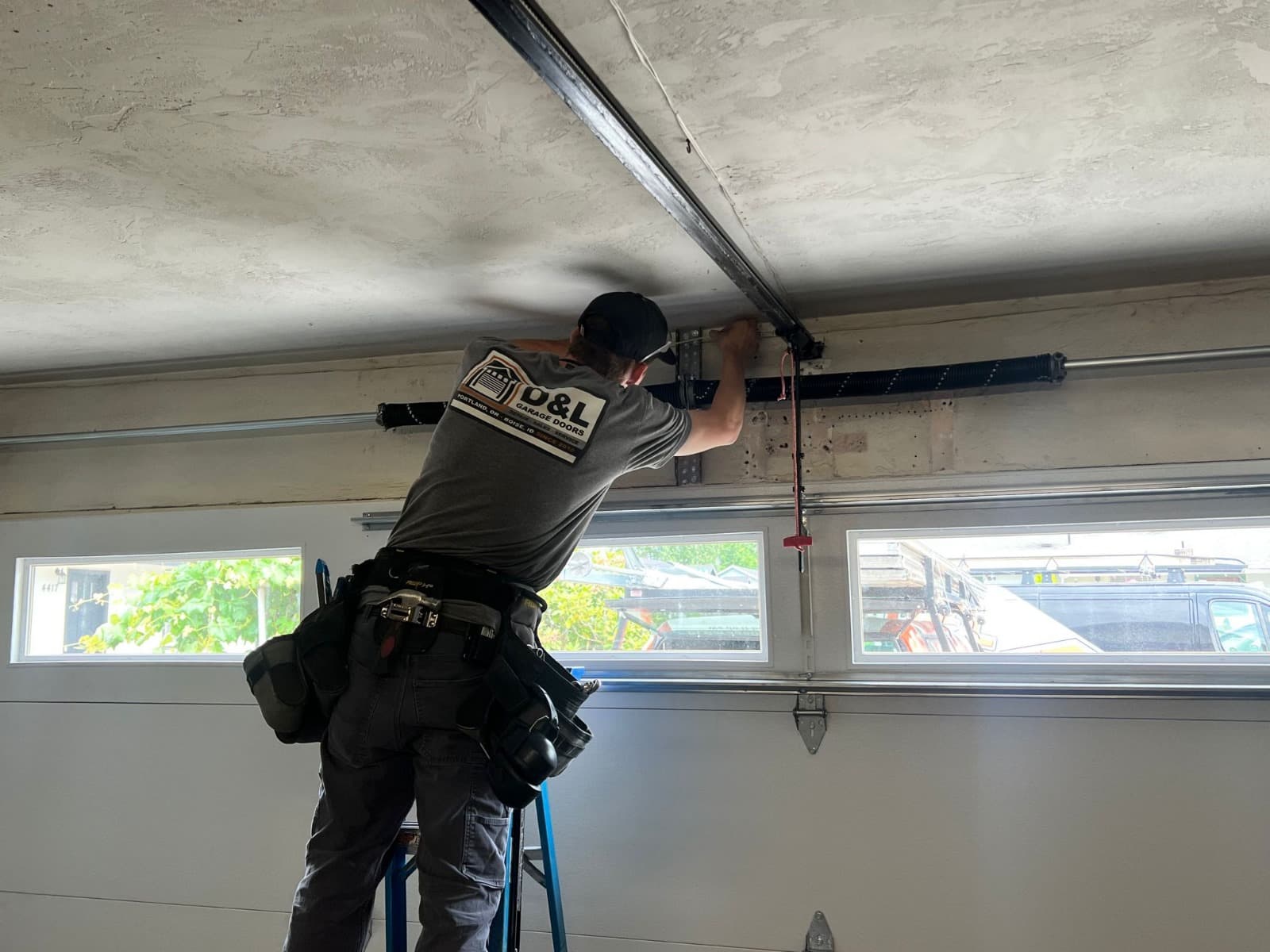 Spring Replacement service by D&L Garage Doors